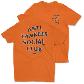 Anti Yankees Social Club T-Shirt for Baltimore Baseball Fans (SM-5XL)
