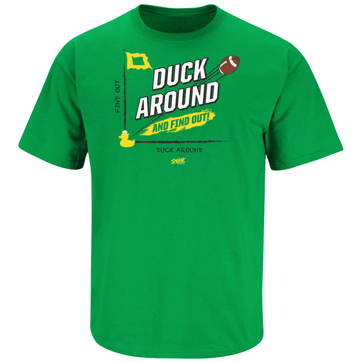 Duck Around and Find Out T-Shirt for Oregon College Fans (SM-5XL
