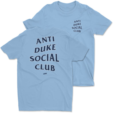 Anti Duke Social Club T-Shirt for North Carolina College Fans (SM-5XL)