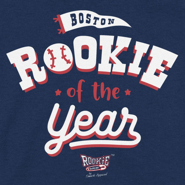 Rookie Of the Year Baby Apparel for Boston Baseball Fans (NB-7T)
