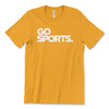 GO SPORTS. Bella Unisex T-Shirt and Crops for Sports Fans