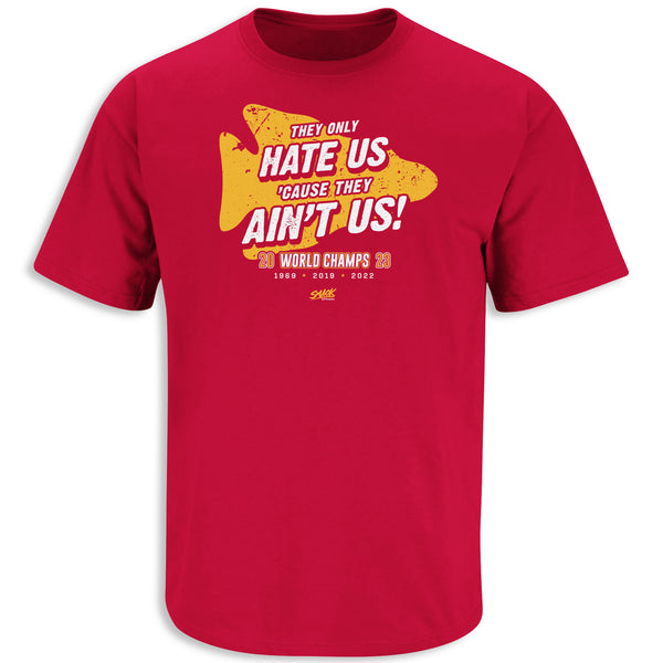 They Hate Us Cause They Aint Us T Shirt Patriotic Mens Small to 6x and Tall Fash