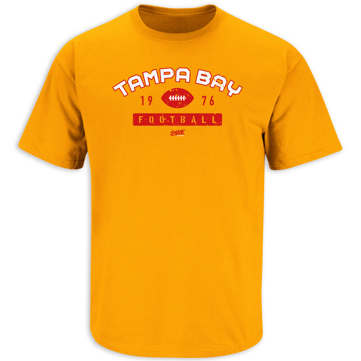 Smack Apparel Tampa Bayou T-Shirt (anti-Saints) for Tampa Bay Football Fans (SM-5XL) Soft Style Short Sleeve / Large / Red