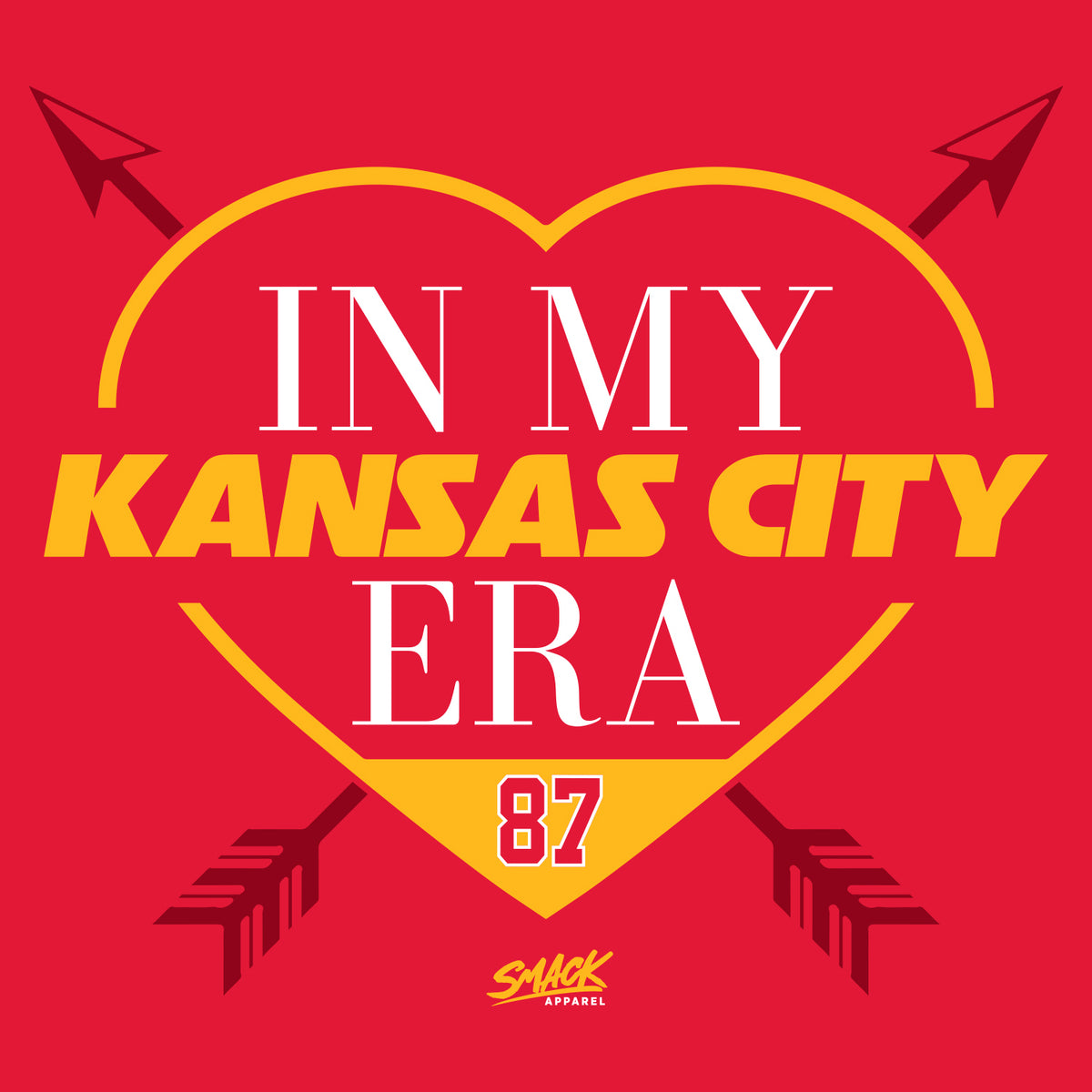 In My Kansas City Era TShirt for Kansas City Football Fans (XS5XL