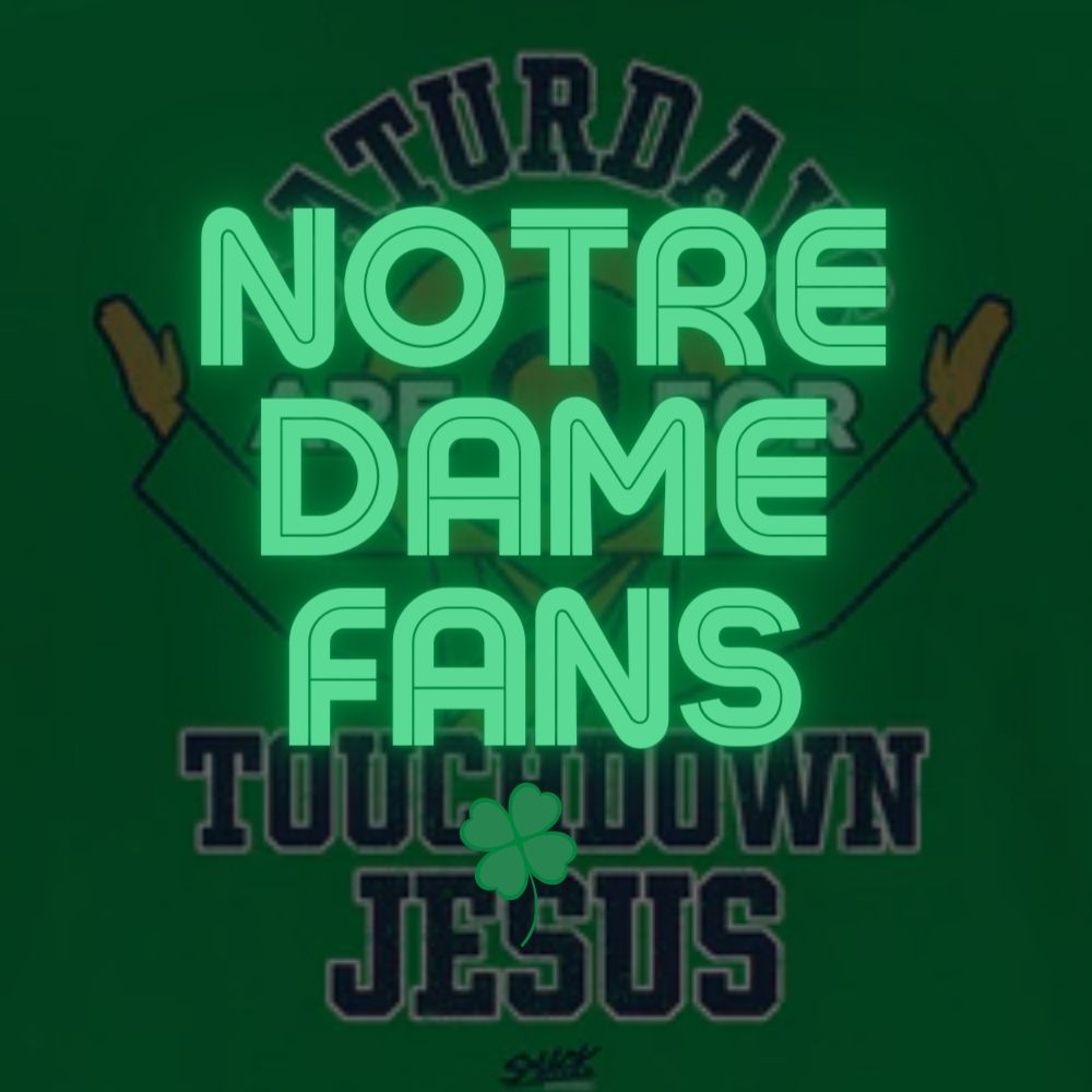 Smack Apparel Shirts for Notre Dame College Fans