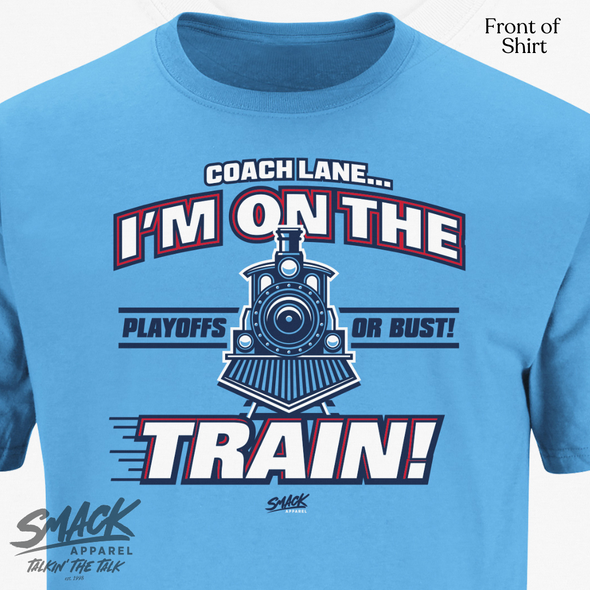 Playoffs Or Bust Train T-Shirt for Ole Miss College Fans (SM-5XL)