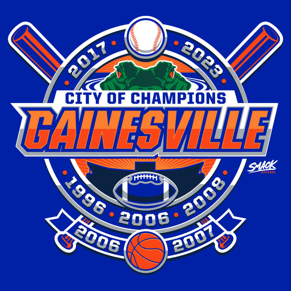 Gainesville City of Champions Shirt | Florida College Apparel | Shop Florida Fan Gear