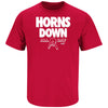 Horns Down All Day T-Shirt for Ohio State College Fans (SM-5XL)