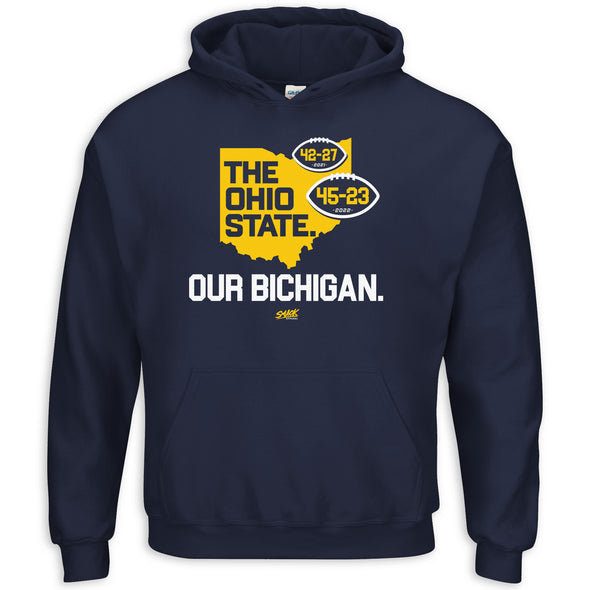 Our Bichigan (Anti-OSU) Score Shirt for Michigan College Fans