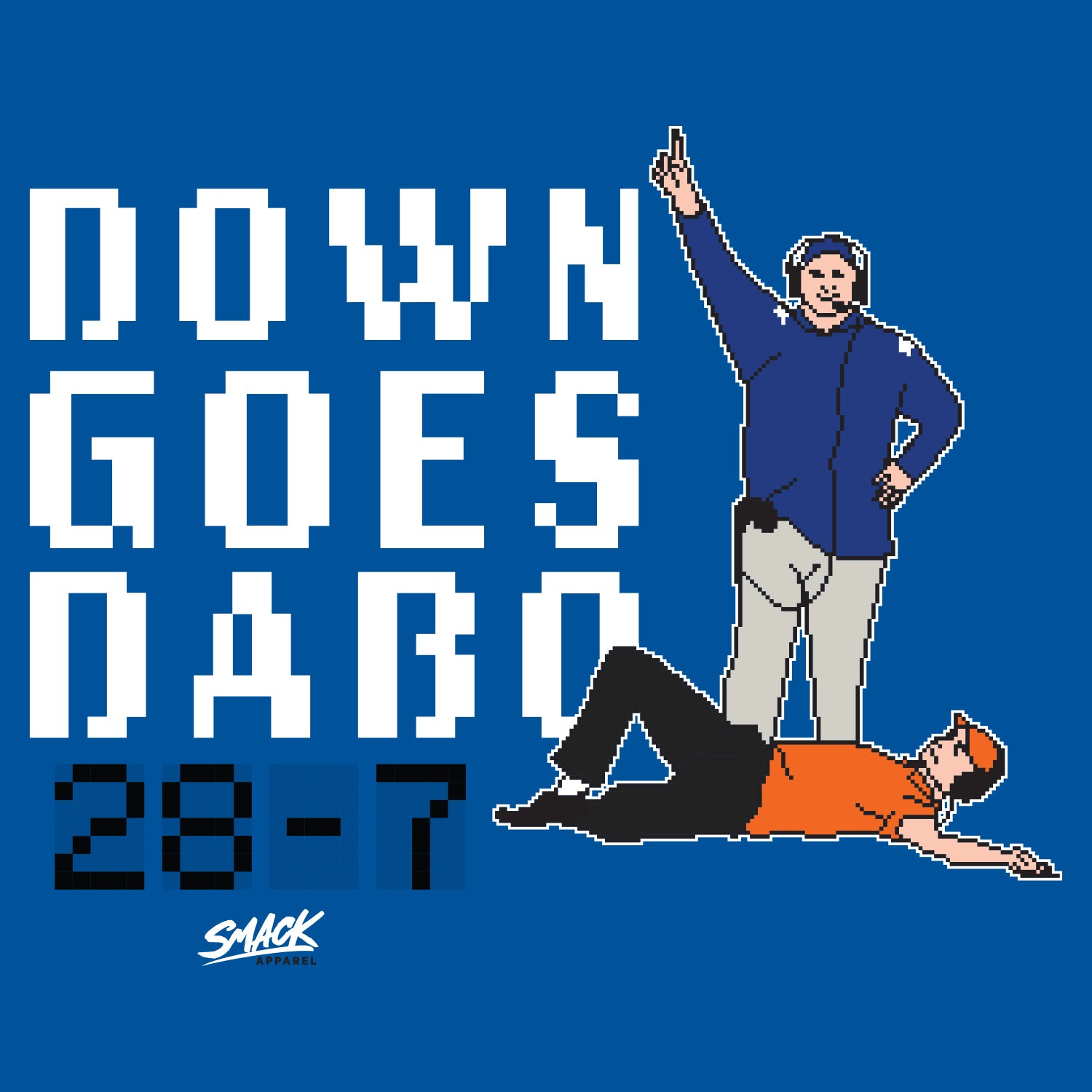Down Goes Dabo T-Shirt for Duke College Fans (SM-5XL)
