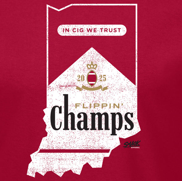 Flippin' Champs T-Shirt for Indiana College Football Fans (SM-5XL)