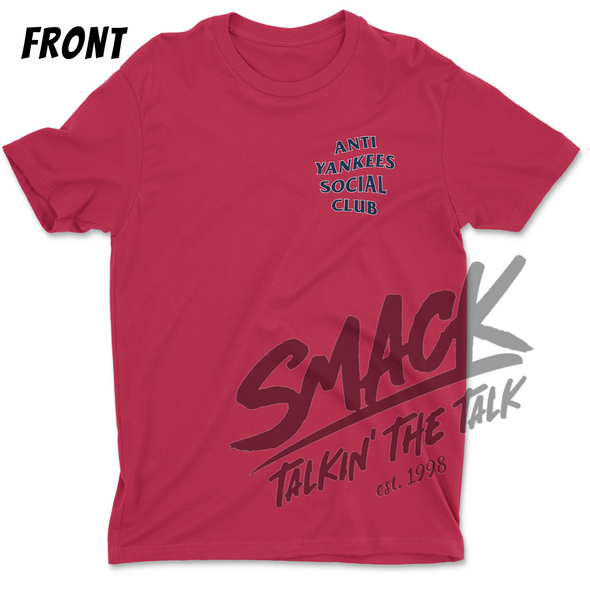 Anti Yankees Social Club T-Shirt for Boston Baseball Fans (SM-5XL)