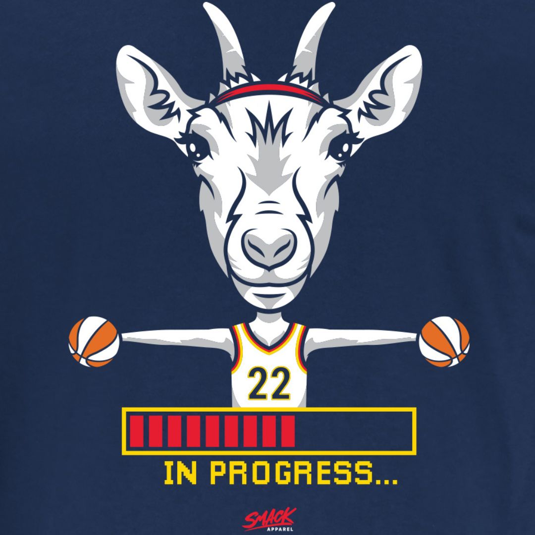 Goat In Progress Women's V-neck for Indiana Basketball Fans (SM-5XL ...