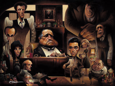 LaFamiglia. A Tribute to The Godfather Giclée Print