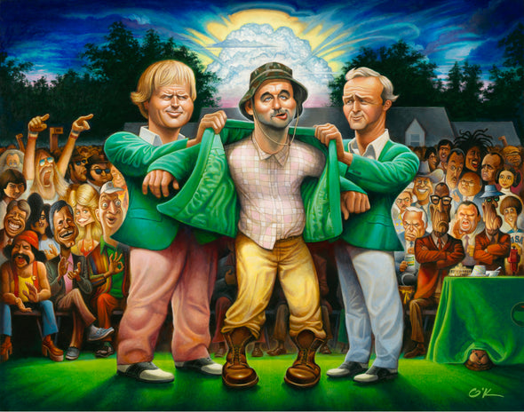 The Green Jacket. A Tribute to Carl Spackler and 1980 Giclée Print