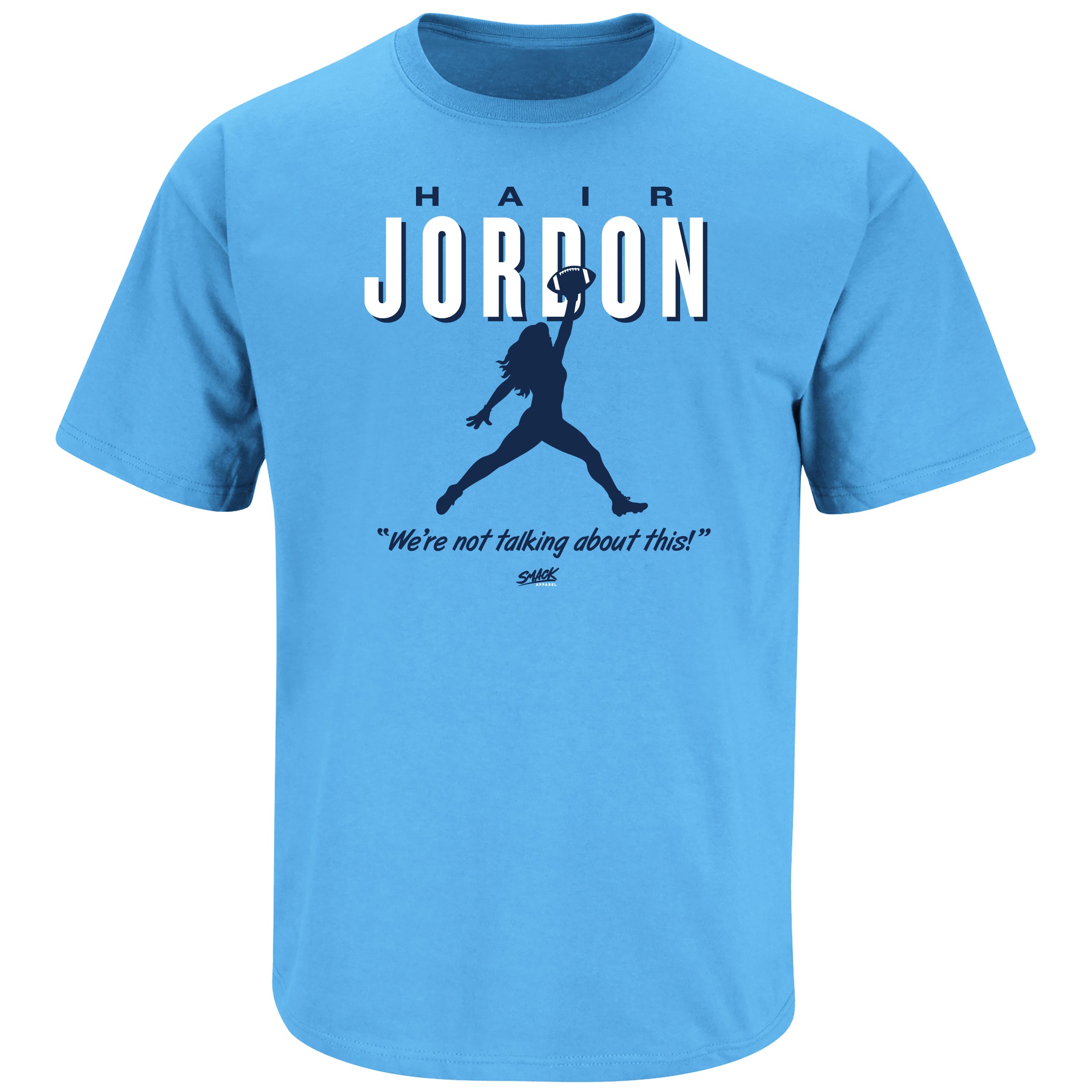 Gamedays Pro Football Fans T-Shirt – Carolina Blue Short Sleeve Tee, Sizes SM-5XL