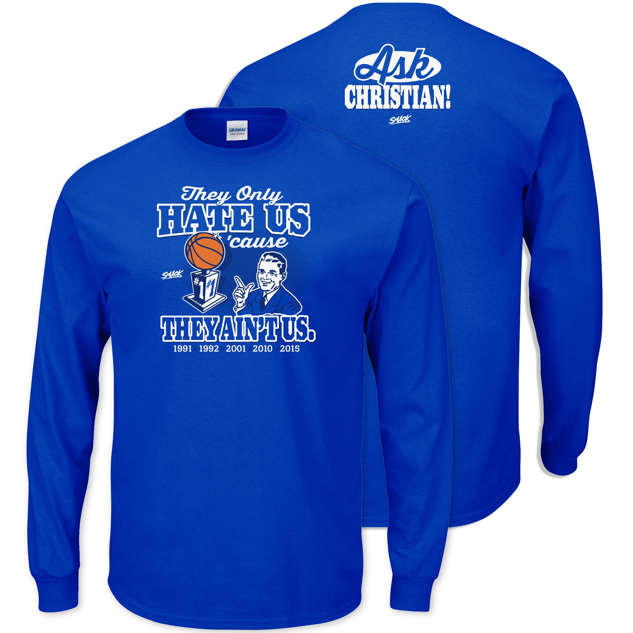 They Hate Us Cause They Ain't Us Shirt | Duke Basketball Fan Apparel