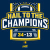 Hail To the Champions T-Shirt for Michigan College Fans (SM-5XL)