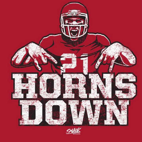 Horns Down (Anti-Texas) T-Shirt for Arkansas Football Fans