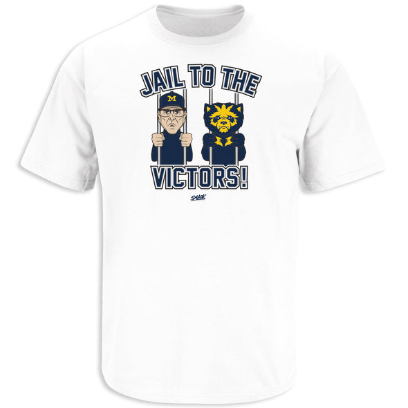 Jail To The Victors! (Anti-Michigan) T-Shirt for Penn State College Fans (SM-5XL)