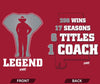 LEGEND T-Shirt for Alabama College Fans (SM-5XL)