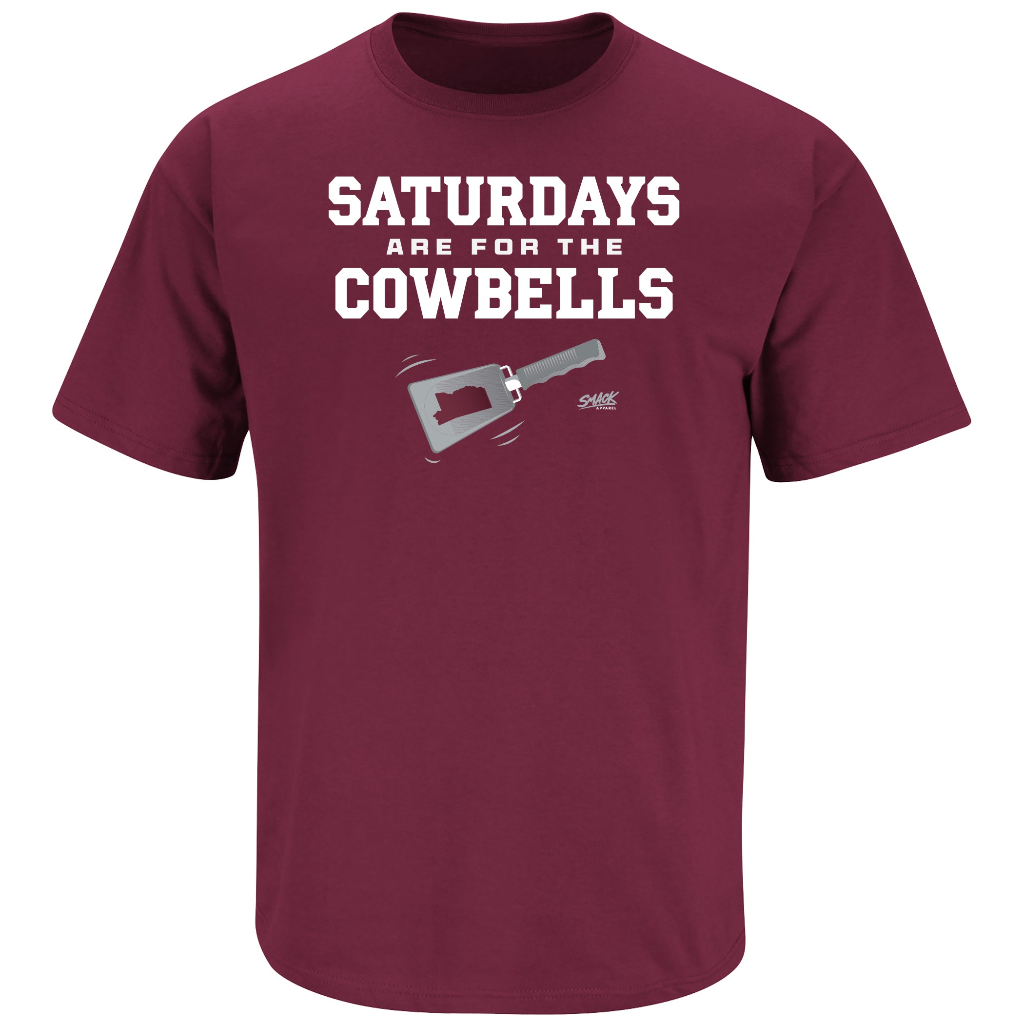 Saturdays Are For The Cowbells T-Shirt for Mississippi State Fans