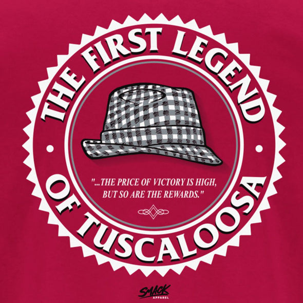 The First Legend of Tuscaloosa Shirt for Alabama Football Fans