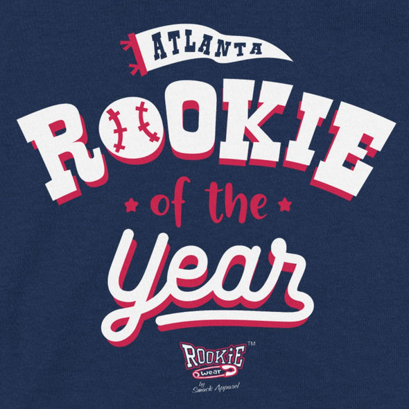 Rookie Of the Year Baby Apparel for Atlanta Baseball Fans (NB-7T)