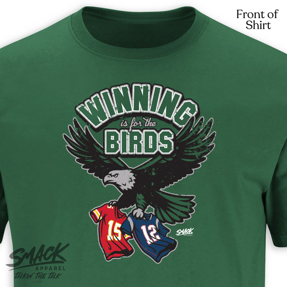 Winning Is For The Birds T-Shirt for Philadelphia Football Fans (SM-5XL)