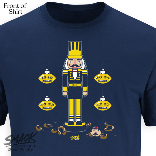 Nutcracker (Anti-Ohio State) T-Shirt for Michigan College Fans (SM-5XL)