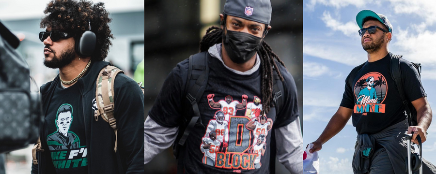 Pro NFL football tshirt gifts for football fans