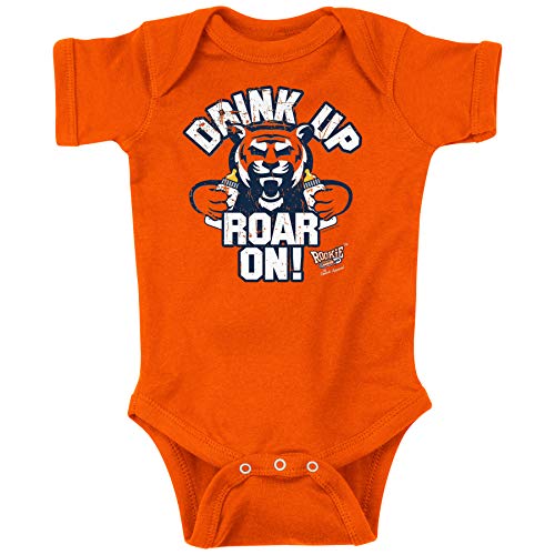 Rookie Wear by Auburn Football Fans. Drink Up Roar On! Orange Onesie (NB-18M) or Toddler Tee (2T-4T)