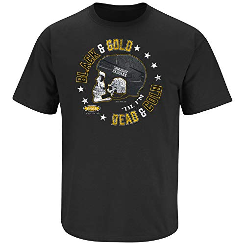 Pittsburgh Hockey Fans. Black and Gold 'Till I'm Dead and Cold. Black T-Shirt (Sm-5X)