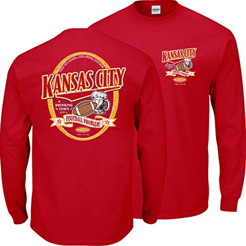 Kansas City A Drinking Town with A Football Problem Shirt