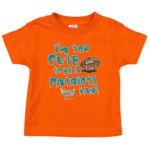 I'm Too Cute to be a Patriots Fan | Baby Bodysuits or Toddler Tees