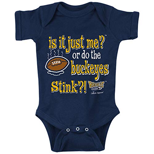 Unlicensed Michigan College Sports Baby Bodysuits or Toddler Tees | Do the Spartans or Buckeyes Stink?!