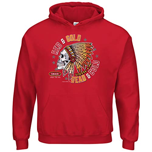 Red and Gold Till I'm Dead and Cold Shirt, Tank Top, Hoodie for Kansas City Football Fans