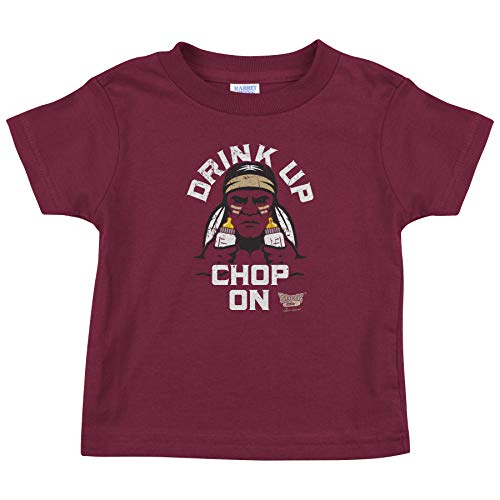 Unlicensed Florida State College Sports Baby Bodysuits or Toddler Tees | Drink Up Chop On!
