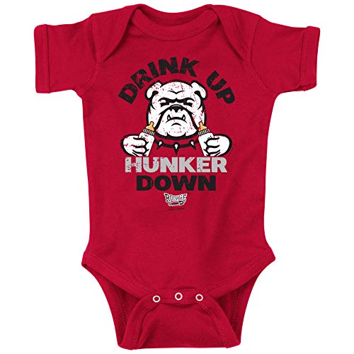 Georgia Football Fans. Drink Up Hunker Down Baby Onesie or Toddler T-Shirt