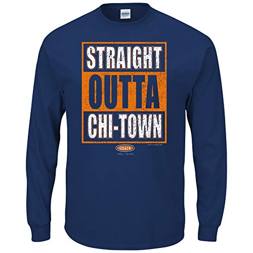 Chicago Pro Football Apparel | Shop Unlicensed Chicago Gear | Straight Outta Chi-Town Shirt