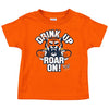 Rookie Wear by Auburn Football Fans. Drink Up Roar On! Orange Onesie (NB-18M) or Toddler Tee (2T-4T)