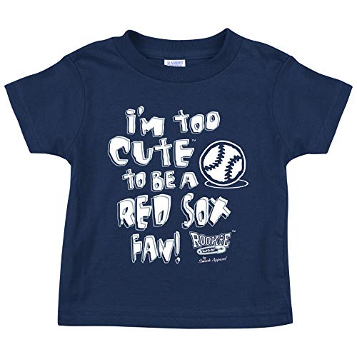 New York Baseball Fans (NYY). I'm Too Cute Baby Bodysuit (NB-18M) or Toddler Tee (2T-4T) (Rookie Wear by Smack Apparel)