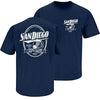 San Diego Baseball Fans. A Drinking Town with a Baseball Problem Navy T-Shirt (Sm-5x)