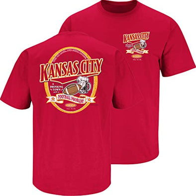 Kansas City A Drinking Town with A Football Problem Shirt