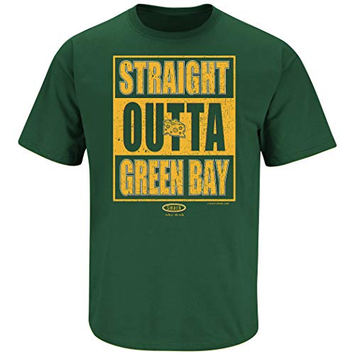 Green Bay Pro Football Apparel | Shop Unlicensed Green Bay Gear | Straight Outta Green Bay Shirt