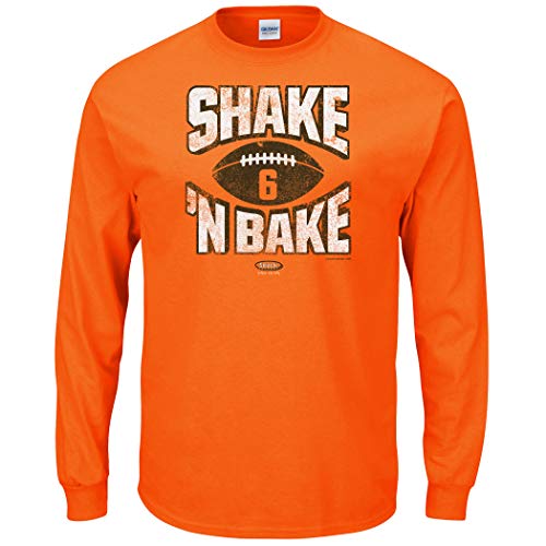 Smack Apparel Cleveland A Drinking Town with A Football Problem. Orange T-Shirt (Sm-5X) | Cleveland Footballs Fans, 2XL / Short Sleeve / Orange