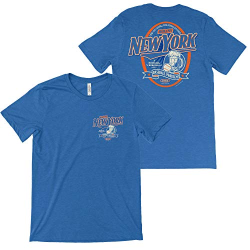 New York Baseball Fans (NYM) Apparel | Shop Unlicensed New York Gear | Queens A Drinking Borough with A Baseball Problem Shirt XX-Large / Heather