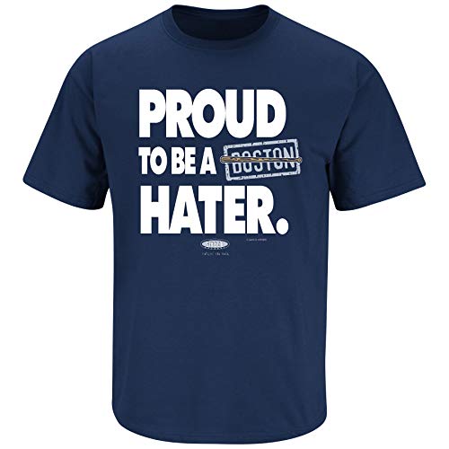 NY Baseball Fans. Proud to Be A Red Sox Hater Navy T-Shirt (S-5X)