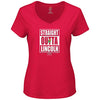 Nebraska College Unlicensed Ladies Apparel | Straight Outta Lincoln Ladies Shirt