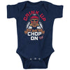 Atlanta Baseball Fans. Drink Up Chop On! Onesie or Toddler T-Shirt